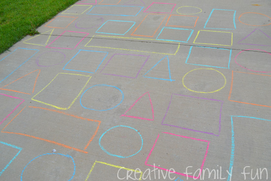 shape maze - creative family fun